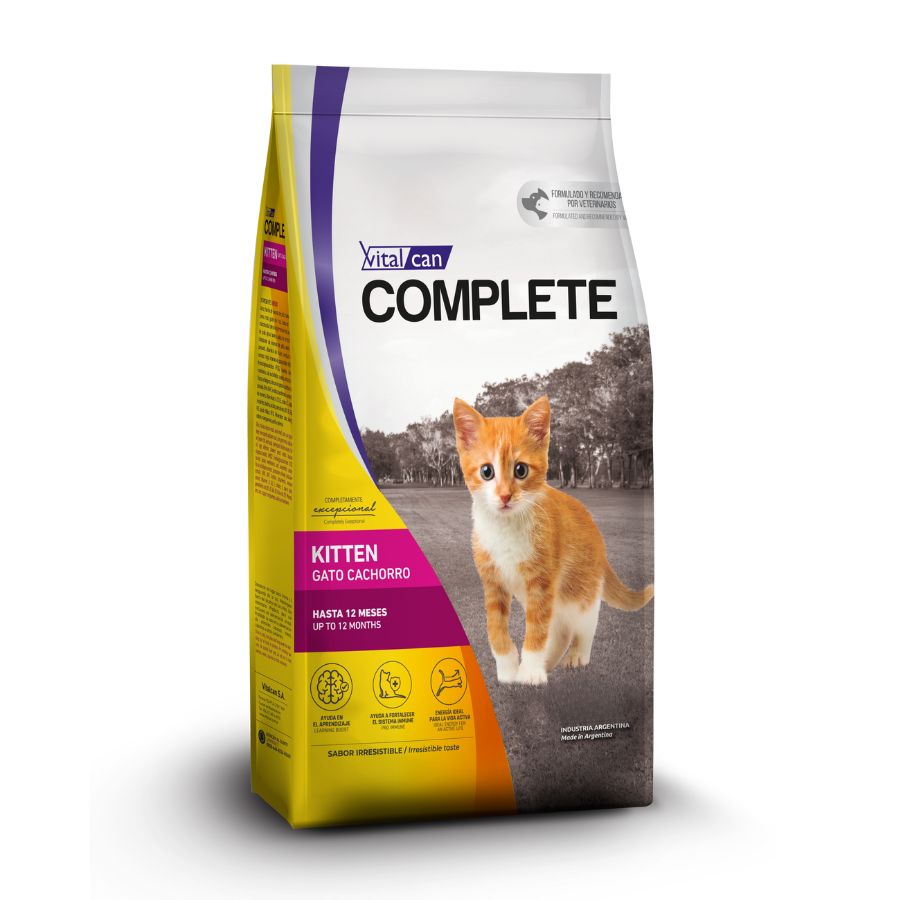 Complete kitten alimento para gato